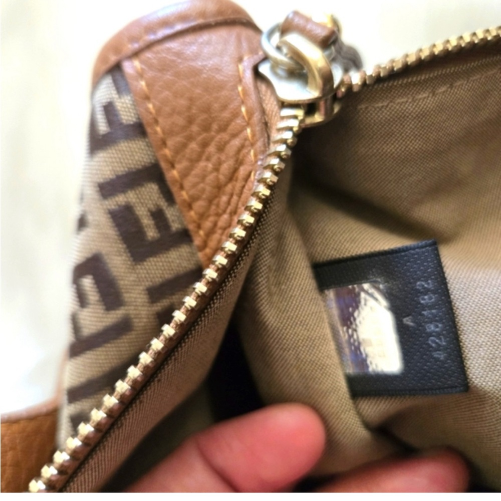 Fendi Brown Monogram Tote - Picture 13 of 13